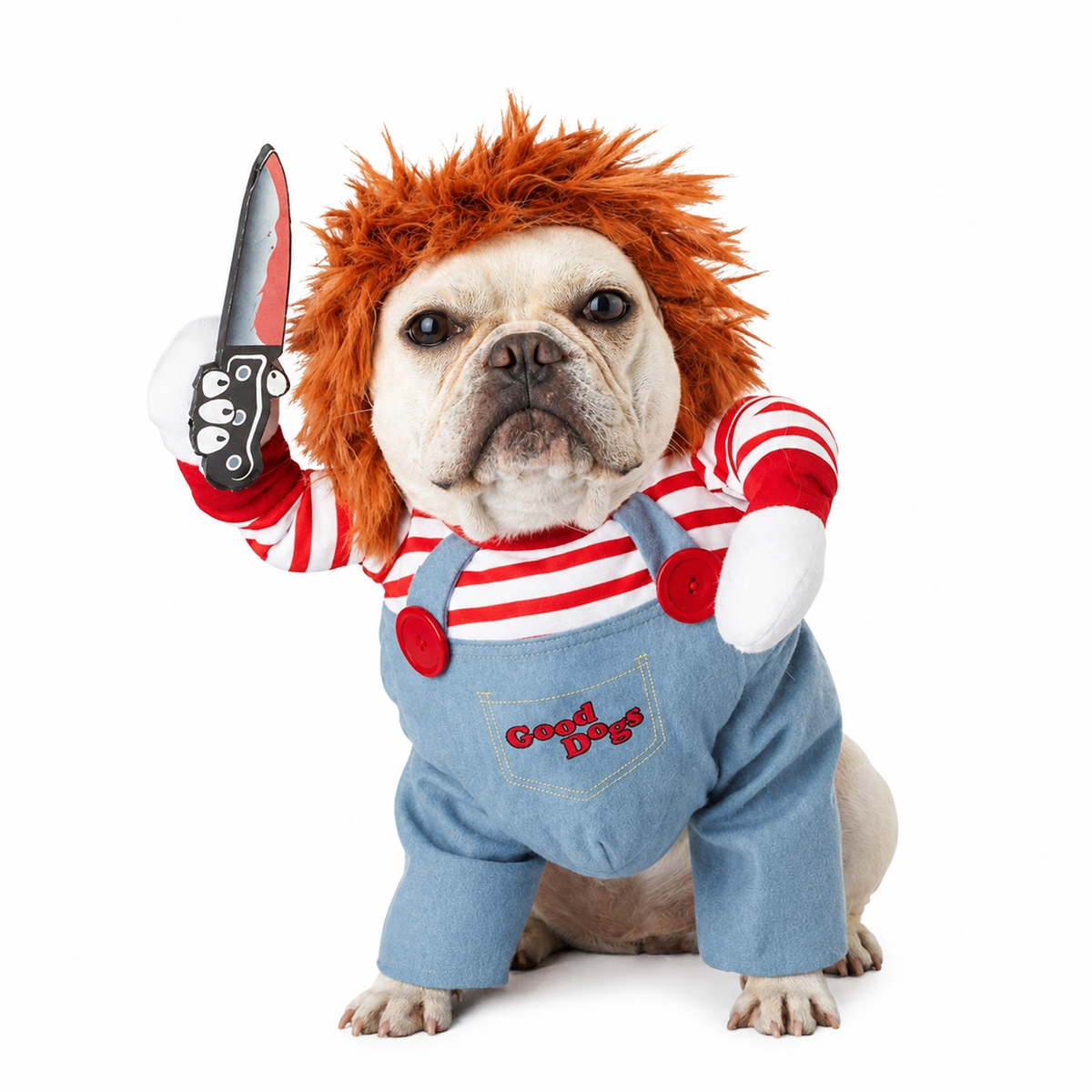Disfraz de Halloween "Chuky" para Perro  | Deterrajaras