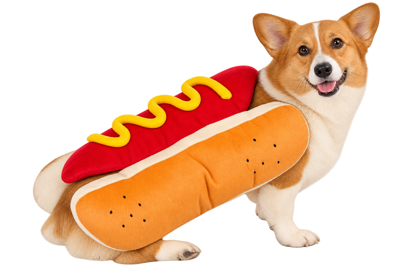 Disfraz de Hot Dog para tu Perro | Deterrajaras